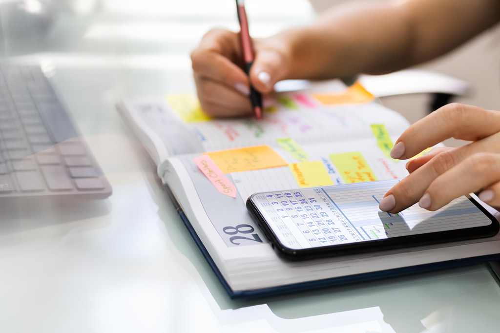 Das richtige Zeitmanagement hilft