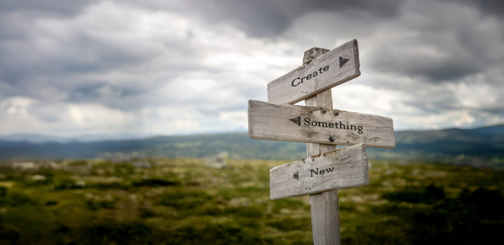 Sinnvolle Jobs - Wegweiser "create something new"