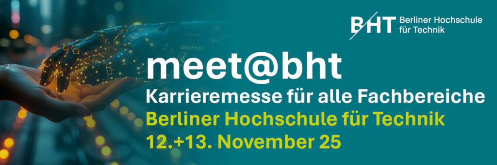 Jobmesse Berliner Hochschule für Technik 12.+13.11. 2025