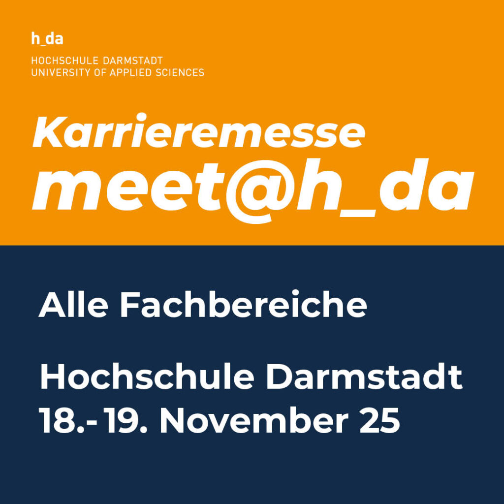 Karrieremesse Darmstadt 18. und 19. November 2025