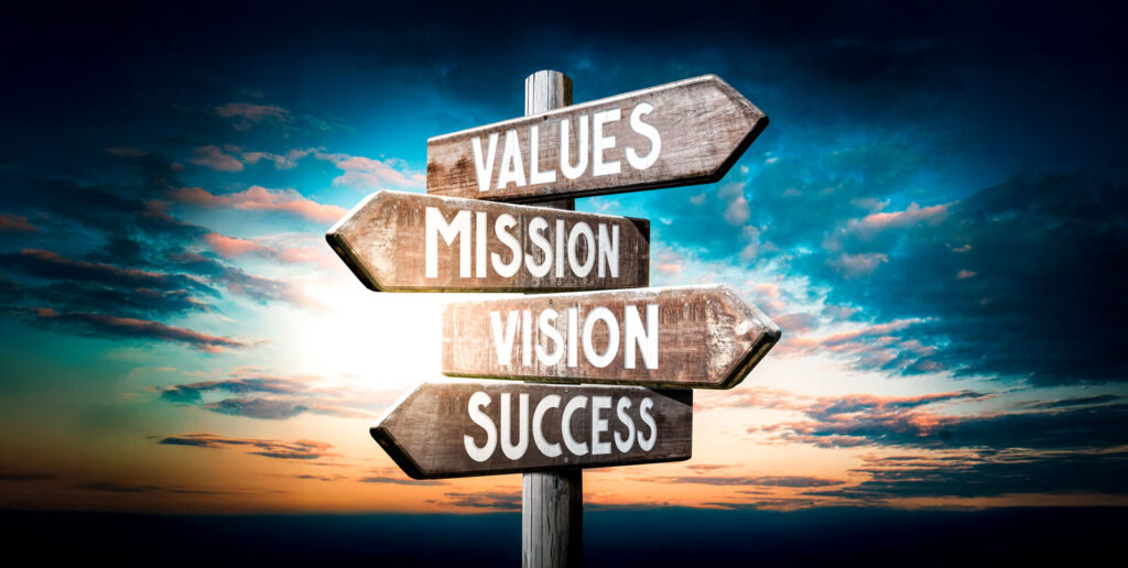 Werte von Studierenden - Symbolbild Wegweiser