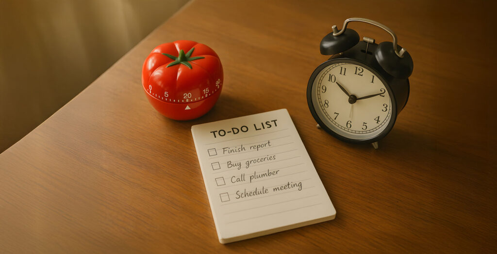 Zeitmanagement, Tomaten-Eieruhr