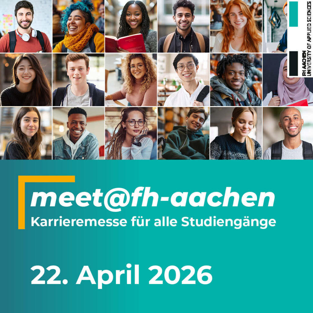Karrieremesse & Jobmesse für alle Fachbereiche direkt auf dem Campus - FH Aachen, 22. April 2026